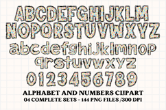 Back to School Alphabet png, letters doodle, school clipart Product Image 4