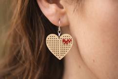 Embroidery base heart digital file Valentine day love cross Product Image 4