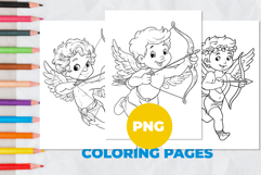 Cupid Coloring Pages | Coloring book Product Image 1