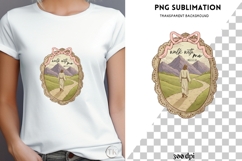 Walk with me png design for T-shirts Product Image 4