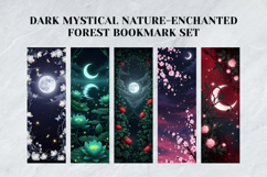 Dark Mystical Nature &amp; Gothic Enchanted Forest Bookmark Set Product Image 4