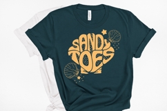 Sandy Toes in the shape of a Seashell SVG Cut File Product Image 3