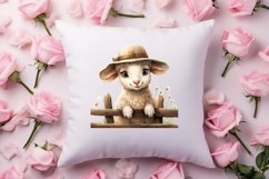Vintage Valentines Farm Animals Clipart, Valentines Couple Product Image 4