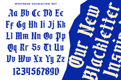 Wintress Gothic Blackletter Product Image 4