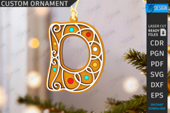 Christmas Letter Ornaments Bundle|Hanging Christmas Monogram Product Image 7