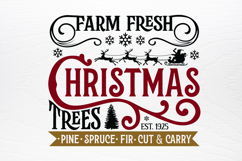Farmhouse Christmas Sign SVG Product Image 4