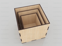 3 Size Laser Cut Storage Box Files, Laser Cutting Files Product Image 4