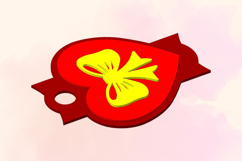 Heart, Bow, 40 OZ Tumbler, STL/3MF files for 3D Printing Product Image 4