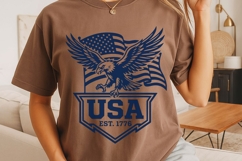 USA Est. 1776 Eagle Svg, USA Anniversary Svg, USA Eagle Svg. Product Image 5