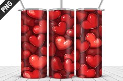 Valentines Love Skinny Tumbler PNG Wrap| Valentines Tumbler Product Image 5