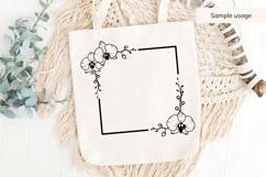 Orchid Square Frame SVG Product Image 4