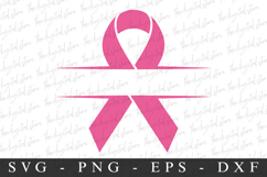 Pink Ribbon | Breast Cancer SVG | Pink Ribbon Product Image 1