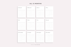 2026 Monthly Calendar Printable &amp; Fillable, A4/Letter Size Product Image 4