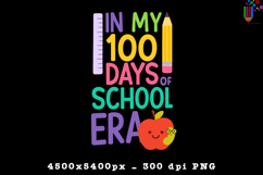 In My 100 Days of School Era PNG Product Image 1