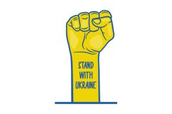Support for Ukraine in the war - Vector Symbols. Product Image 12