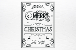 Old Farmhouse Christmas Sign SVG Product Image 4