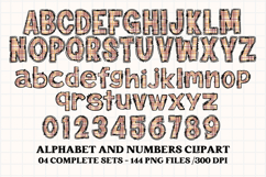 Thanksgiving Alphabet clipart, thanksgiving letters doodle Product Image 4