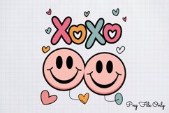 Xoxo PNG, Retro Valentine Sublimation PNG Product Image 1