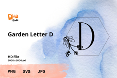 Garden Letter Monogram Product Image 1