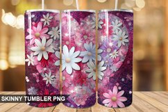 3D Valentine's Day Tumbler Design | Sublimation Wrap 20 Oz Product Image 1