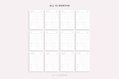 2027 Monthly Goal Planner, Printable &amp; Fillable, A4/Letter Product Image 4