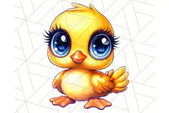 Farm Animals Kawaii Clipart PNG, Cute Barnyard Animal Product Image 4
