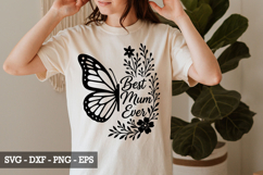 Best Mum Ever SVG - Mother&#039;s Day Design Product Image 4