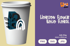 Horizon Flower Boho Floral Monogram Product Image 1