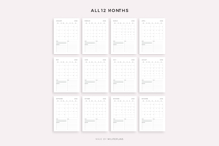 2026 Monthly Planner, Printable &amp; Fillable, A4/Letter Size Product Image 4