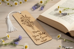 Mother's Day Bookmarks SVG Bundle | Glowforge | Laser Cut Product Image 4
