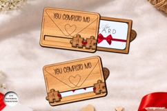 Valentine's Day Gift Card Holder Laser Cut | Glowforge | SVG Product Image 1