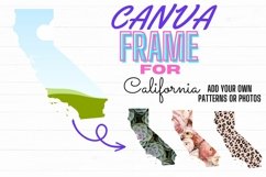 State of California Cut File| Square Typography Product Image 1