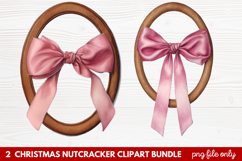 2 Christmas Nutcracker Clipart | Festive Holiday Nutcracker Product Image 1