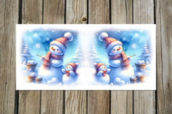 Xmas Snowman card | 4 christmas Mug Sublimation designs Product Image 4