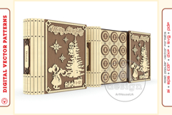 Advent calendar v49 - laser cut file - Glowforge ready file Product Image 4