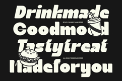 Sogra Bold Food Packaging Font Product Image 3