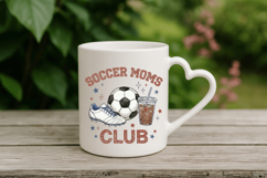 Soccer Mom Club PNG Sublimation | Soccer PNG Design Product Image 4