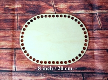 Oval basket base digital file, make myself handmade craft cr Product Image 4