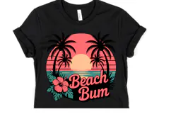Beach Bum Svg | Svg Files for Cricut | Shirt Svg Product Image 1
