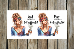 Coffee girl | 4 watercolor Mug sublimation designs PLUS Product Image 4