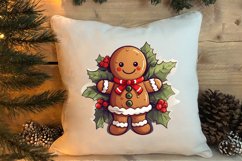 Christmas Gingerbread Man Sublimation, Christmas Clipart Product Image 4