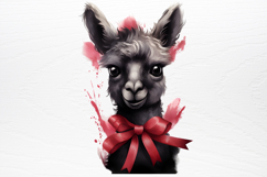 Black Red Christmas Sublimation PNG Product Image 4