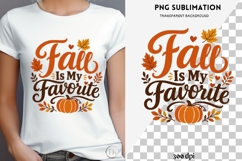 Autumn phrase png design for T-shirts Product Image 3