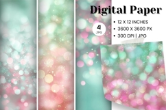 Rainbow glitter Background Wallpaper Sparkles Digital Paper Product Image 1