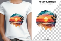 Sunset png design for T-shirts Product Image 4
