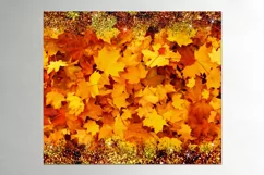 Autumn leaves, Fall | 9 Skinny Tumbler Sublimation designs Product Image 4