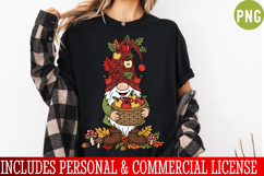 Fall Gnome Clipart PNG,Autumn Gnome vector ,Fall Gnome PNG Product Image 2