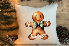 Gingerbread Man Sublimation Clipart, Gingerbread Man Clipart Product Image 4