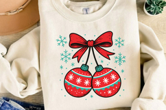 Christmas Ornament Balls Sublimation, Christmas Png Product Image 4