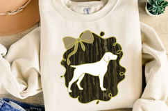 Camouflage Hunting Dog Wreath Sublimation,Camoflauge Png Product Image 4